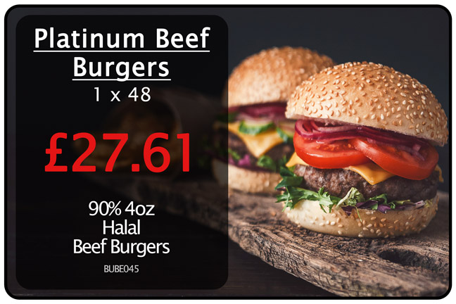 Pendle Frozen Foods: Platinum burgers promotion